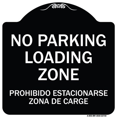 Signmission Warning Unauthorized Vehicles Towed By Towing Co. Heavy-Gauge Alum Sign, 18" x 18", BW-1818-22710 A-DES-BW-1818-22710